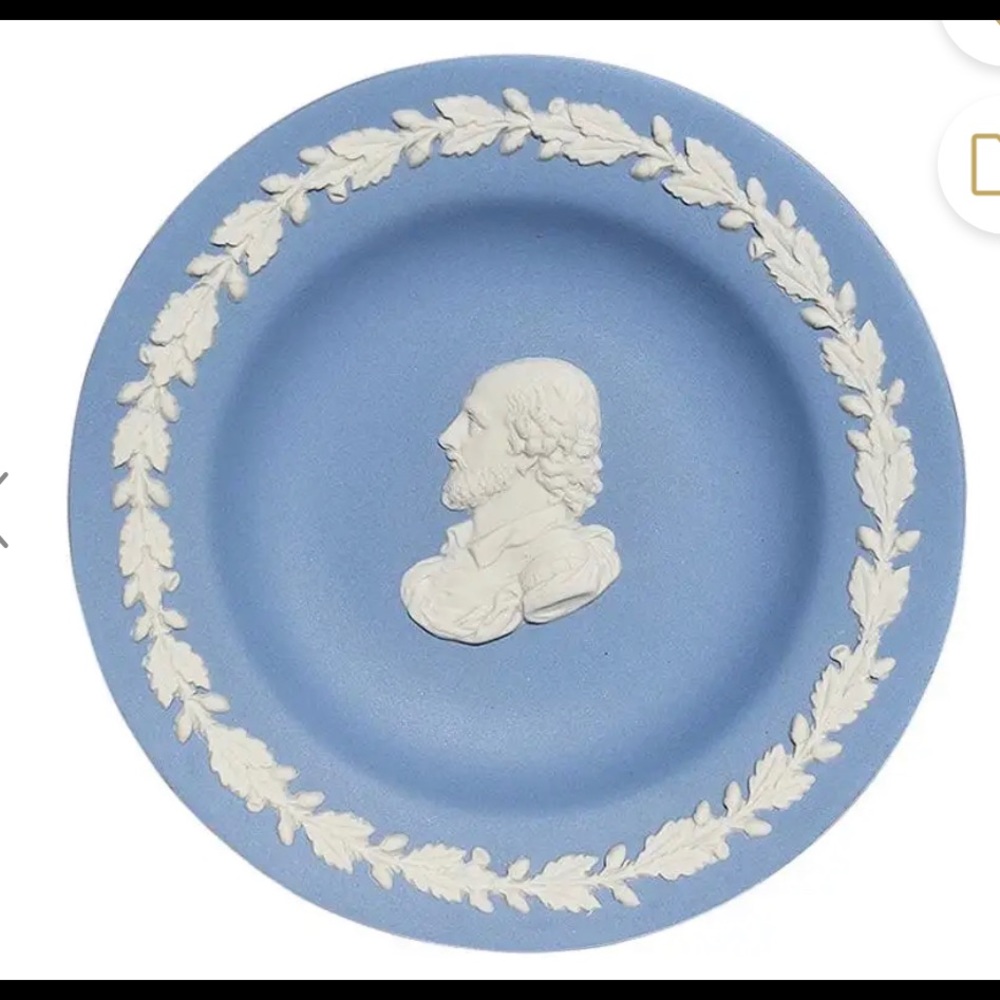 Blue Round Wedgwood Jasperware Dish England